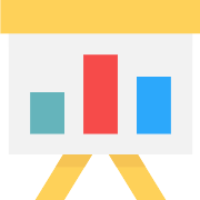 Bar Chart Stand PNG Icon