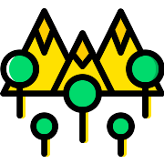 Mountain Rural PNG Icon