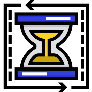 Load Time Hourglass PNG Icon