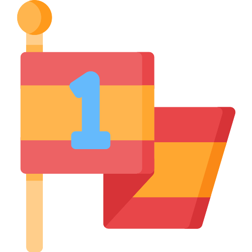 Flag With Number One Vector SVG Icon - PNG Repo Free PNG Icons