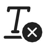 Clear Formatting PNG Icon