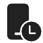 Phone Screen Time PNG Icon