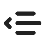 Text Indent Decrease PNG Icon