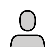 Bust In Silhouette PNG Icon