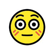 Flushed Face PNG Icon