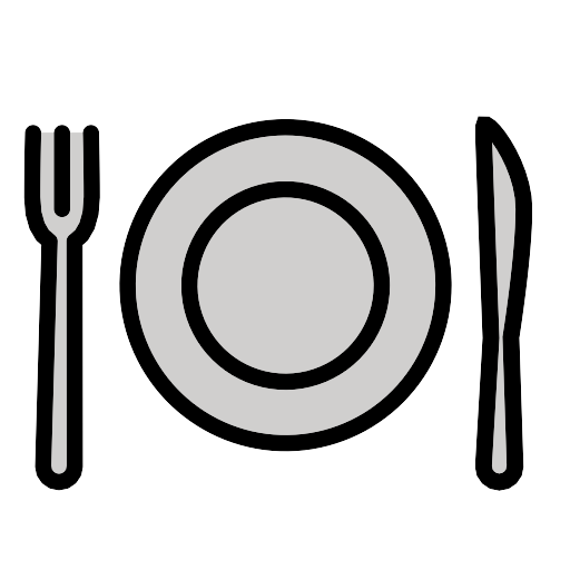 Fork And Knife With Plate Vector SVG Icon PNG Repo Free PNG Icons