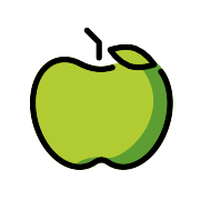Green Apple PNG Icon