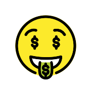 Money Mouth Face Vector SVG Icon - PNG Repo Free PNG Icons