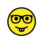 Nerd Face PNG Icon