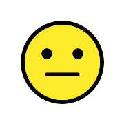 Neutral Face PNG Icon