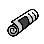 Rolled Up Newspaper PNG Icon
