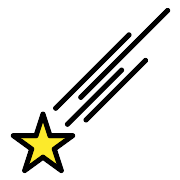 Shooting Star PNG Icon