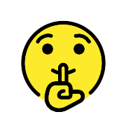 Shushing Face PNG Icon