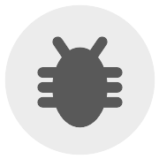 Bug Symbol PNG Icon