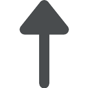 Arrow Thin Up PNG Icon