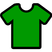 Plain Green Football Shirt PNG Icon