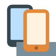 Two Smartphones PNG Icon