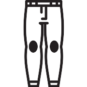 Women Trousers Front View PNG Icon