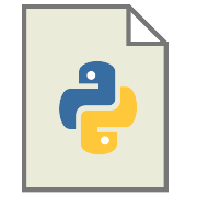 Text X Python PNG Icon
