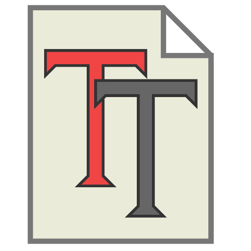 Application X Font Vector SVG Icon PNG Repo Free PNG Icons