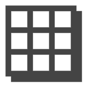 Grid Bevel PNG Icon