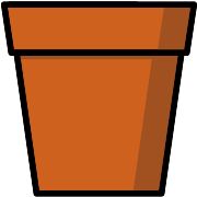 Flowerpot Garden Plant Pot PNG Icon