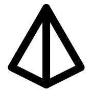 Triangular Pyramid PNG Icon