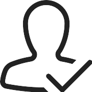 Check Person Profile User Group People PNG Icon