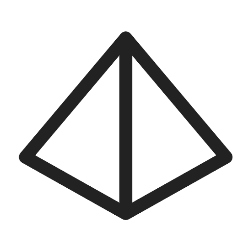 Geometry Pyramid Figure Form Graphic Line Vector SVG Icon - PNG Repo ...
