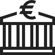 Bank Euro Money Currency Finance Payment PNG Icon