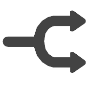 Arrow Two Way PNG Icon