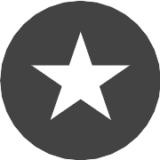 Circle Star PNG Icon