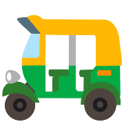 Auto Rickshaw PNG Icon