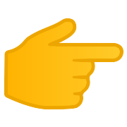 Backhand Index Pointing Right PNG Icon