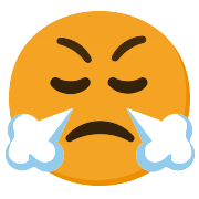 Face With Steam From Nose PNG Icon