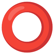 Hollow Red Circle PNG Icon