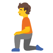Person Kneeling PNG Icon