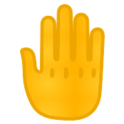 Raised Back Of Hand PNG Icon