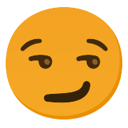 Smirking Face PNG Icon