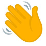 Waving Hand PNG Icon