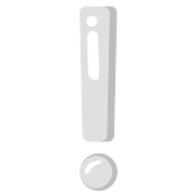 White Exclamation Mark PNG Icon