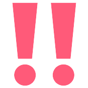 Double Exclamation Mark PNG Icon