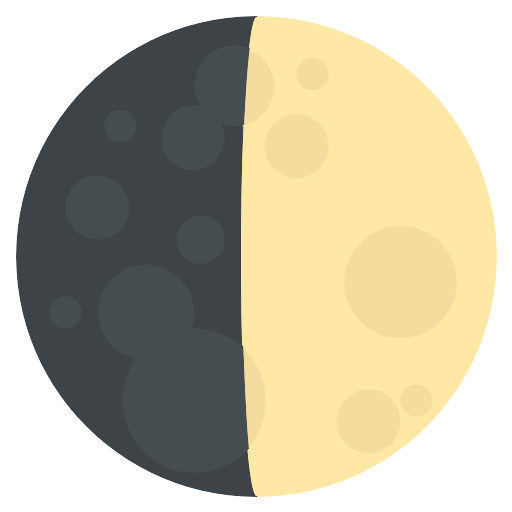 First Quarter Moon Vector SVG Icon - PNG Repo Free PNG Icons
