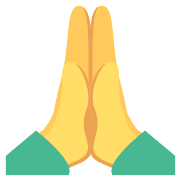 Folded Hands PNG Icon