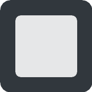 Black Square Button PNG Icon