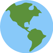 Globe Showing Americas PNG Icon