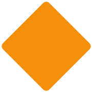Large Orange Diamond PNG Icon