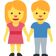 Man And Woman Holding Hands PNG Icon