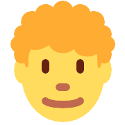 Man Curly Hair PNG Icon