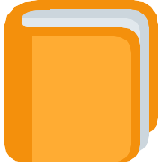 Orange Book PNG Icon
